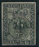 [Coat of Arms - Black Print on Colored Paper, type A1]