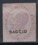 [King Victor Emmanuel II, 1820-1878  - New Design, Tüüp J]