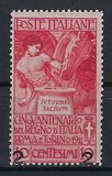 [Overprint - The 50th Anniversary of the Italian State 1911, type AZ1]