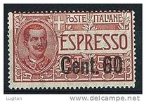 [Express Letter - Overprinted with New Value, tip BP]