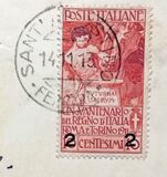 [Overprint - The 50th Anniversary of the Italian State 1911, Вид AZ1]