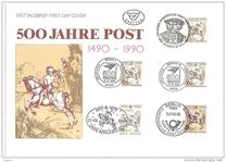 [The 500th Anniversary of Postal Communication in Europe, Tip ATS]