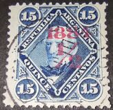 [Números 25 y 27 sobrecargados "1884" + valor., tipo W4]