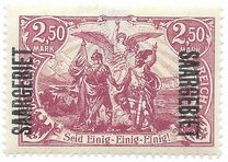 [German Empire Postage Stamps Overprinted "SAARGEBIET", タイプ H]