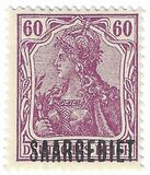 [German Empire Postage Stamps Overprinted "SAARGEBIET", タイプ F7]