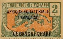 [Middle Congo Not Issued Stamps Overprinted "OUBANGUI-CHARI", type E1]