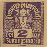 [Newspaper Stamps - Thin White Paper, प्रकार XBN]