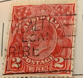 [King George V - Surcharged, タイプ I]