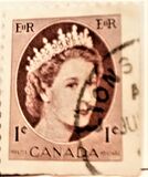 [Queen Elizabeth II - Stamps of 1954 with 2 Fluorescent Stripes, տեսակ GT6]