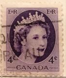 [Queen Elizabeth II - Stamps of 1954 with 2 Fluorescent Stripes, տեսակ GT9]