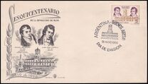 [Airmail - The 150th Anniversary of the May Revolution, type RI]