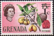[World Fair, Montreal - Issue of 1966 Overprinted "Expo 67 MONTREAL CANADA" and Emblem, प्रकार CC]