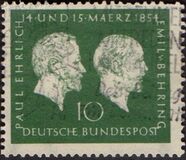 [100. Geburtstag von Prof. Paul Ehrlich und Emil von Behring, Typ AX]
