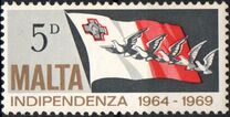 [5º Aniversario de la independencia., tipo GP]