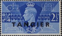 [Great Britain Postage Stamps Overprinted "TANGIER", Tip I]