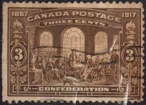 [The 50th Anniversary of the Founding of the Dominion of Canada, 유형 AN]