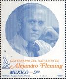 [The 100th Anniversary of the Birth of Sir Alexander Fleming, 1881-1955, tip BJB]