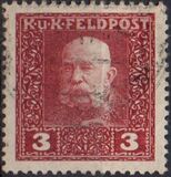 [Emperor Franz Joseph - Inscription: "K u K FELDPOST", प्रकार B2]