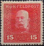 [Emperor Franz Joseph - Inscription: "K u K FELDPOST", प्रकार B8]