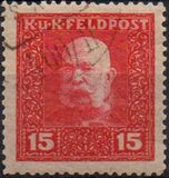 [Emperor Franz Joseph - Inscription: "K u K FELDPOST", प्रकार B9]