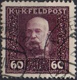 [Emperor Franz Joseph - Inscription: "K u K FELDPOST", प्रकार B17]