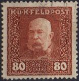 [Emperor Franz Joseph - Inscription: "K u K FELDPOST", प्रकार B19]
