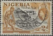 [Royal Visit - Issue of 1953 Overprinted "ROYAL VISIT 1956", 類型 AO]