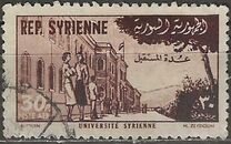 [Airmail - Foundation of University in Damascus, tip JW]