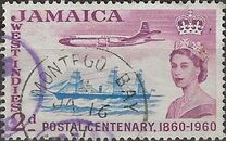 [The 100th Anniversary of Jamaican Postal Service, type EO]
