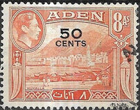 [No. 18 and 20-28 Overprinted New Values in Red or Black, type M5]