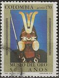 [Airmail - The 50th Anniversary of Gold Museum, Bogota, type BFU]