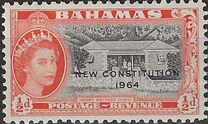 [New Constitution - Issue of 1954 Overprinted "NEW CONSTITUTION - 1964", Tip BC1]