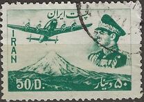 [Airmail - Mohammad Reza Shah Pahlavi, type BAW]
