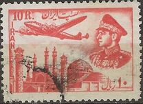 [Airmail - Mohammad Reza Shah Pahlavi, type BAX4]