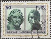 [The 200th Anniversary of Revolution of Tupac Amaru and Micaela Bastidas, type ABW]