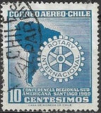 [Airmail - Rotary International South American Regional Conference, Santiago, प्रकार MI]
