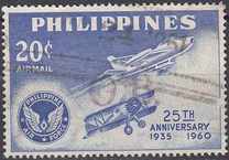 [Airmail - The 25th Anniversary of Philippine Air Force, Typ XQ]
