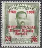 [The 200th Anniversary of Diego Silang Revolt - Issue of 1952 Overprinted "1762 1962 BICENTENNIAL Diego Silang Revolt" and Surcharged 20s, տեսակ ZP]