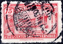 [Airmail - The 100th Anniversary of the Montevideo University, Scrivi LH]