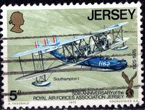 [The 50th Anniversary of the Royal Air Force Association, Jersey Branch, type CV]