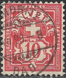 [Helvetia - Cross & Shield - Fiber Paper, प्रकार L4]