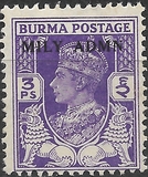[No. 19-34 Overprinted "MILY ADMIN" in 2 Types, 类型 M1]