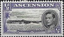 [King George VI and Views of Ascension, tip O]