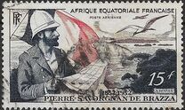 [The 100th Anniversary of the Birth of Pierre Savorgnan de Brazza, type BV]