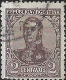[General San Martin - Watermark 3,4 or Unwatermarked, प्रकार BK2]