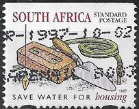 [National Water Conservation - Imperforated on 1 or 2 Sides and with or without Safety Perforations, Same Price, tyyppi AJD]