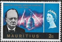 [The 1st Anniversary of the Death of Winston Churchill, 1874-1965, typ DM]