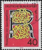 [The 1000th Anniversary of the Death of Roswitha von Gandersheim, Poet, Typ UP]