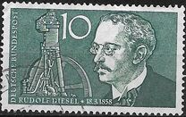 [The 100th Anniversary of the Birth of Rudolf Diesel, 1858-1913, Tip DT]