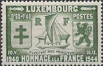 [Freedom in Luxembourg - Symbols of the Four Countries of the Allied Forces, tip DB]